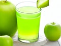 Vibrant and Zesty: Captivating Green Apple Juice Artwork for Sale