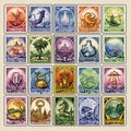 The Dreamy Gazette: Fantastical Collectible Stamps