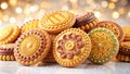 A Gourmet Collection of Unique Patterned Biscuits and Cookies: Visual Feast for Foodie Inspiration and Royalty Free Stock Photo