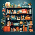 Cheerful Souvenirs in Vibrant Art Style