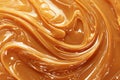 Indulgent toffee swirls with caramel, evoking tempting sweetness