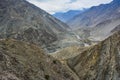 Indus River view from Mountain Royalty Free Stock Photo