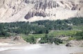 Nimmu Valley and Indus River, Ladakh, India Royalty Free Stock Photo