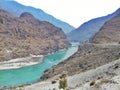 Diamer Basha Dam Site Royalty Free Stock Photo