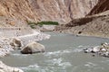 Indus River valley in Ladakh, India