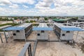 Industrail free-cooling chiller air conditioner on the rooftop