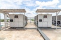 Industrail free-cooling chiller air conditioner on the rooftop