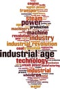 Industrial age word cloud