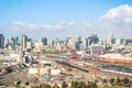 Industrial area in San Diego downtown - California Royalty Free Stock Photo