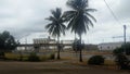 Industrial area in stark contrast with the tropical ambience in Gladstone Qld Australia