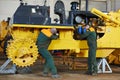 Industrial assembler worker Royalty Free Stock Photo