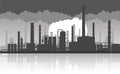 Industrial background concept of environmental pollution Royalty Free Stock Photo