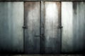 Industrial background with old rusty metal door, industrial grunge background Royalty Free Stock Photo