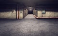 Industrial basement background