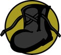 Industrial boot vector illustration Royalty Free Stock Photo