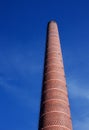 Industrial brick smoke stack Royalty Free Stock Photo