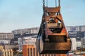 Industrial bucket of portal crane