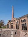 Industrial building with chimney