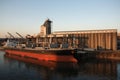 Industrial cargo grain ship dock elevator terminal