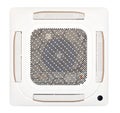 Industrial ceiling cassette air conditioner with fire safety sensor