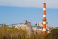 Industrial Cement Plant Royalty Free Stock Photo