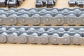 The industrial chains for machine Royalty Free Stock Photo