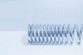 The industrial coil spring on the white background Royalty Free Stock Photo