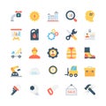 Industrial Colored Vector Icons 2