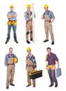 Industrial construction workers