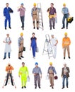 Industrial construction workers