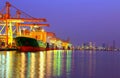 Industrial Container Cargo freight ship Royalty Free Stock Photo