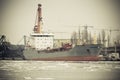 Industrial Container Cargo ship Royalty Free Stock Photo