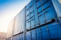 Industrial Container yard Royalty Free Stock Photo