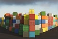 Industrial container yard for logistics