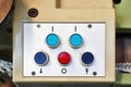 Industrial button board switches