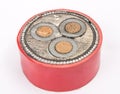 Cross section of low-voltage cable.