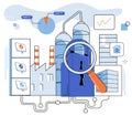 Industrial cyber security. Factories must implement comprehensive security measures to safeguard operations.