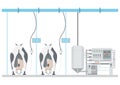 Industrial dairy product and milk processing with technology fr