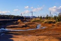 Industrial desert - aftermath of ecological catastrophe in Karabash, Russia