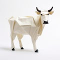 Industrial Design Meets Oriental Minimalism: The Toppled Ivory Origami Cow