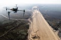 Industrial drone for construction control