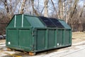 Industrial dumpster Royalty Free Stock Photo