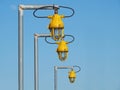 Industrial electric light lamps. Street light lanterns.