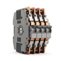 Industrial Electrical Contactor or Relay Module Royalty Free Stock Photo