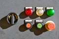 Industrial electrical switch panel Royalty Free Stock Photo