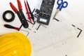 Electrician tools , instruments and project design