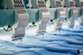 Industrial Embroidery Machine Royalty Free Stock Photo