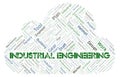 Industrial Engineering typography word cloud create with the text only Royalty Free Stock Photo