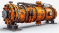 Industrial equipment for the petrochemical and gas industries, shell-and-tube heat exchanger for heating and cooling