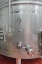 Industrial equipment at the winery Royalty Free Stock Photo